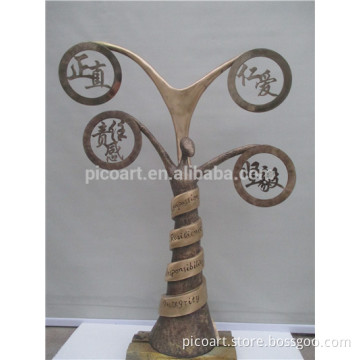 Modern Copper Sculpture,abstract